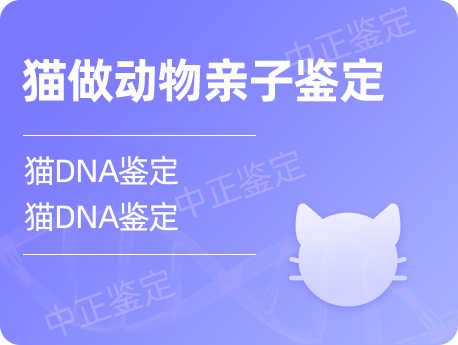 宁夏猫做动物亲子鉴定